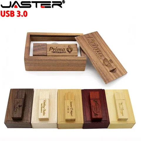 JASTER Wooden USB 3.0 флешка 128 ГБ
