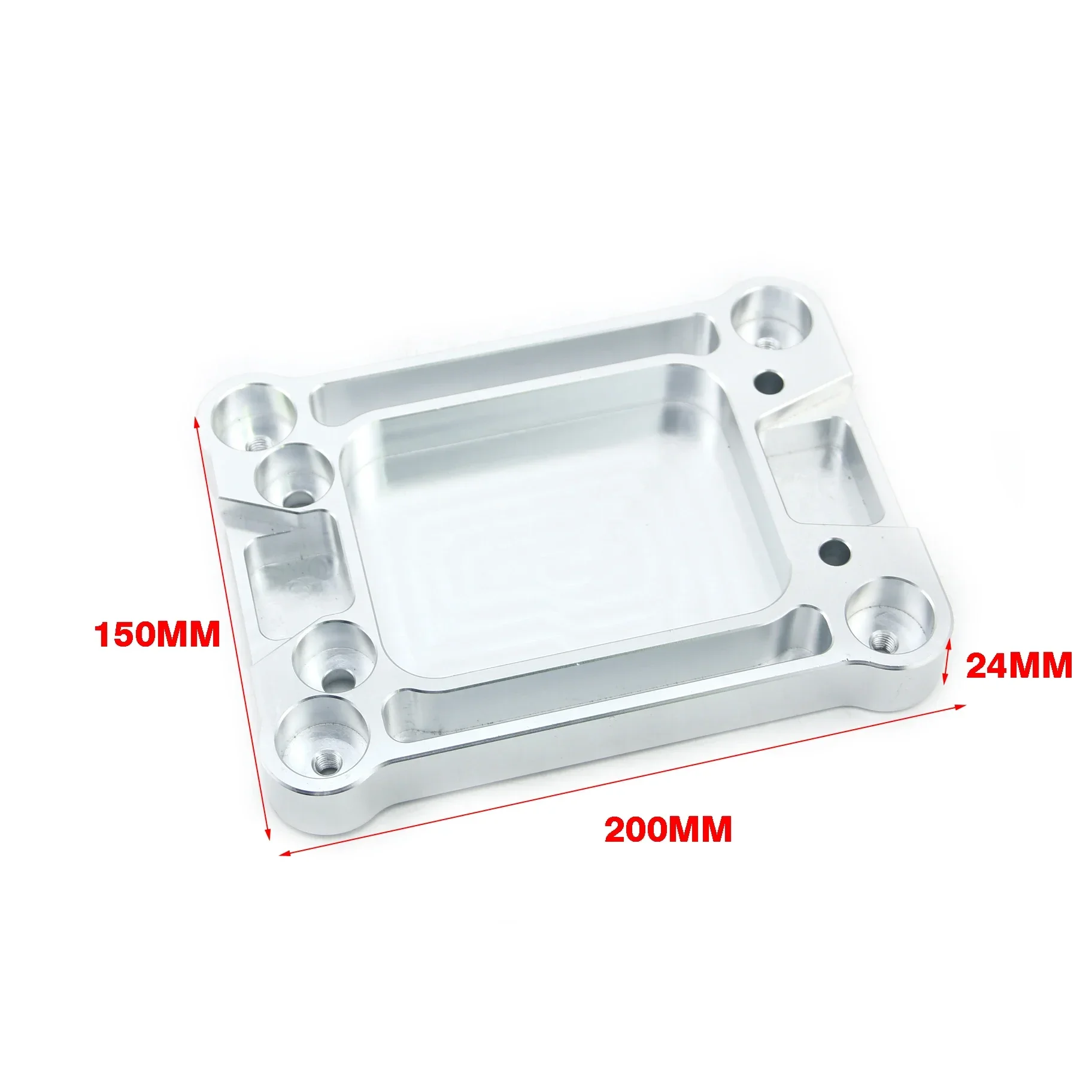 Shifter Base Plate Billet For Civic Integra RSX EG EK / K20 K24 K-Series Engine Aluminum Silver Motor