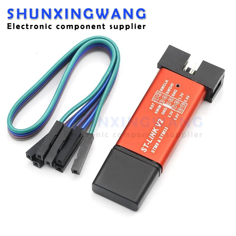 Симулятор загрузки, ST-Link V2, stlink mini, STM8, STM32, STLINK, с крышкой Симулятор загрузки, ST-Link V2, stlink mini, STM8, STM32, STLINK, с крышкой