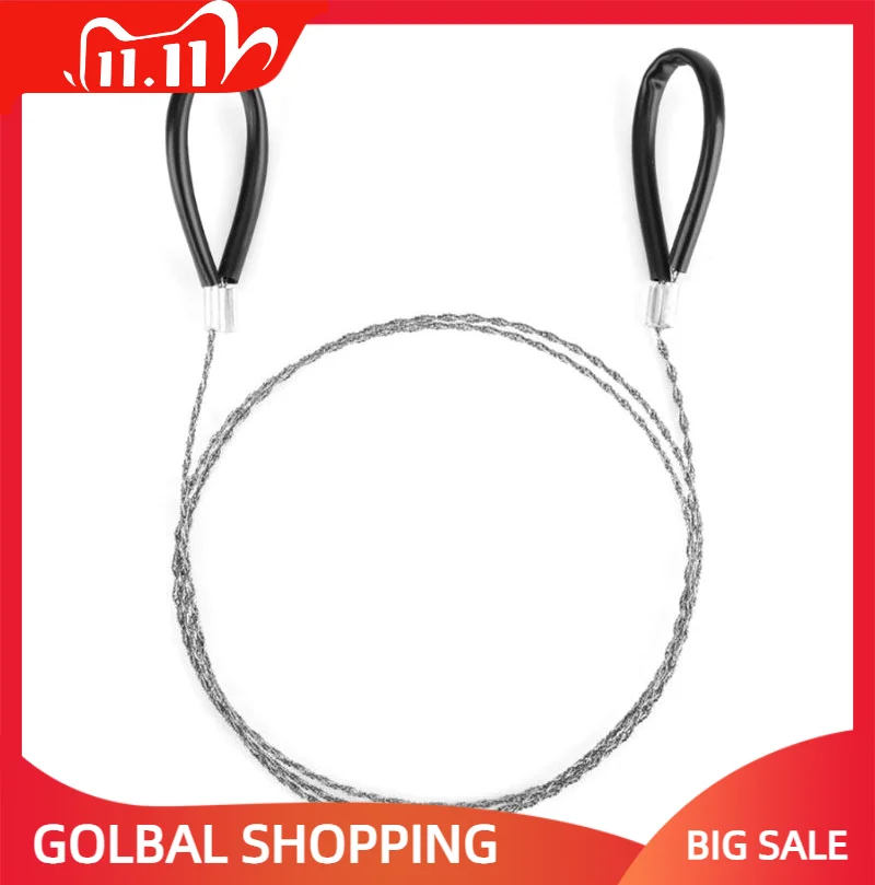 

Металлическая цепная пила длиной 74 см, ручная проволочная пила, прокрутка для экстренных ситуаций, путешествий, кемпинга, инструменты для в...