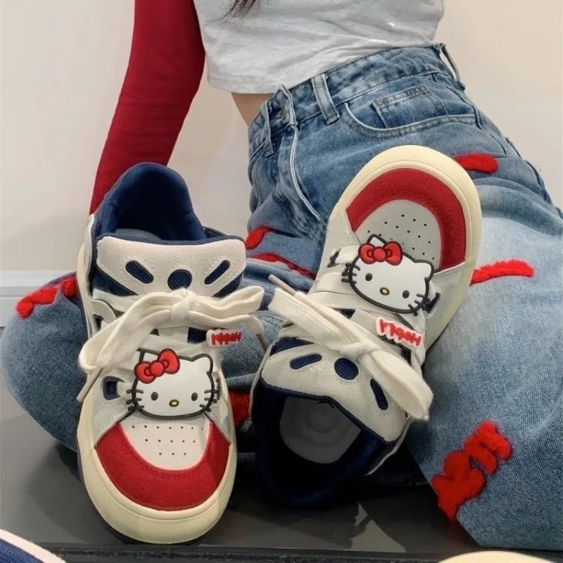 Оригинальные американские винтажные кроссовки Sanrio Hello Kitty для женщин новинка 2024