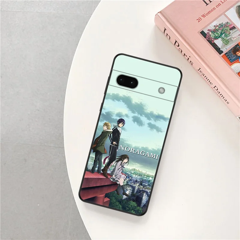 Матовый чехол для телефона Pixel 8 8a 7 7a 6 6a Moto Edge 20 30 40 Pro OneFusion G200 Аниме Noragami Yato Мягкий