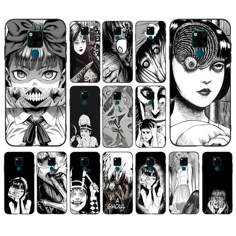 

Junji Ito Terror Horror Anime Phone Case for Huawei Mate 20 10 9 40 30 lite pro X Nova 2 3i 7se