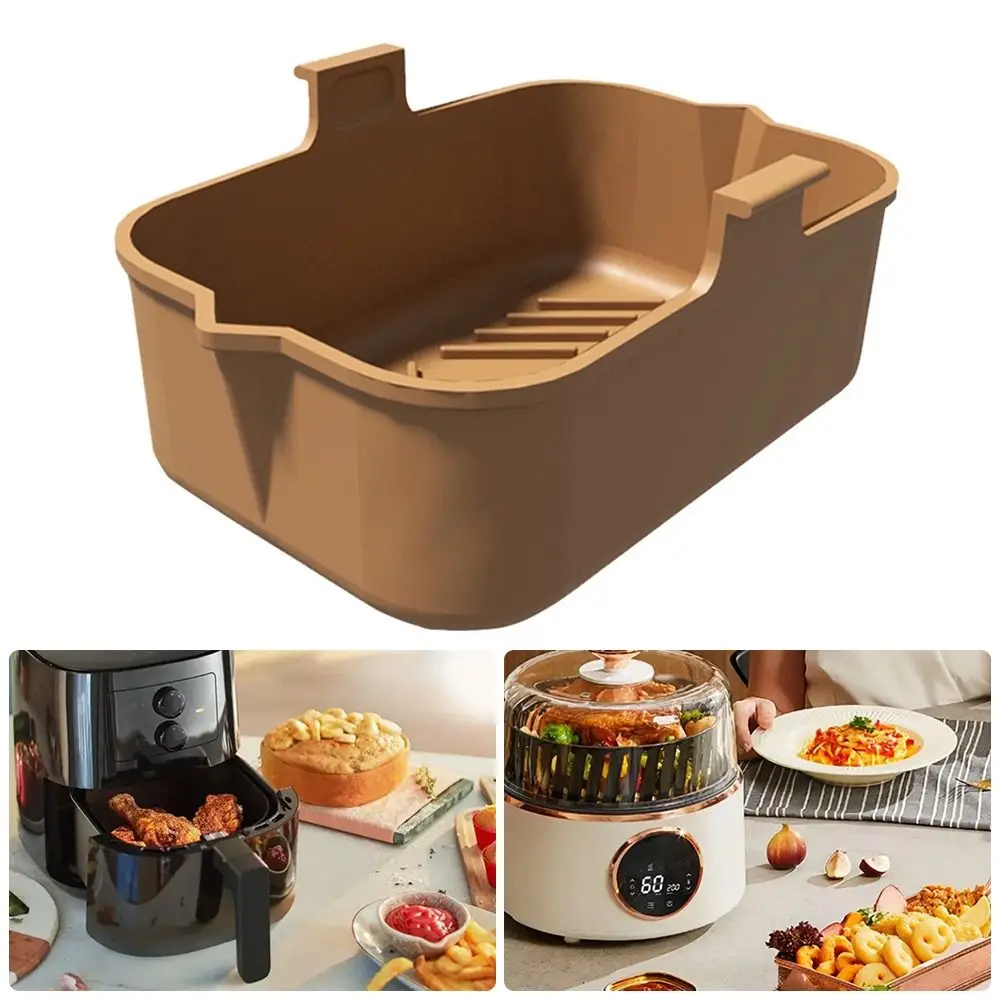 

AirFryer Accessories Pizza Plate Baking Basket Replacement Liners For NINJA DZ201/DZ401/DZ550 Air Fryer Silicone Pot