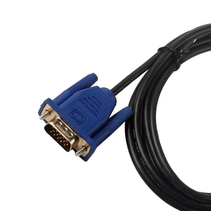 

1M HDMI-compatible To VGA D-SUB Male Video Adapter Cable Lead For HDTV PC Computer Monitor 100% High Quality