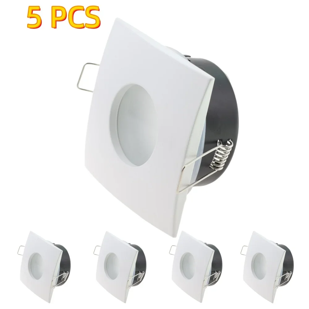 5 шт. белая квадратная встраиваемая светодиодная рамка для потолочного