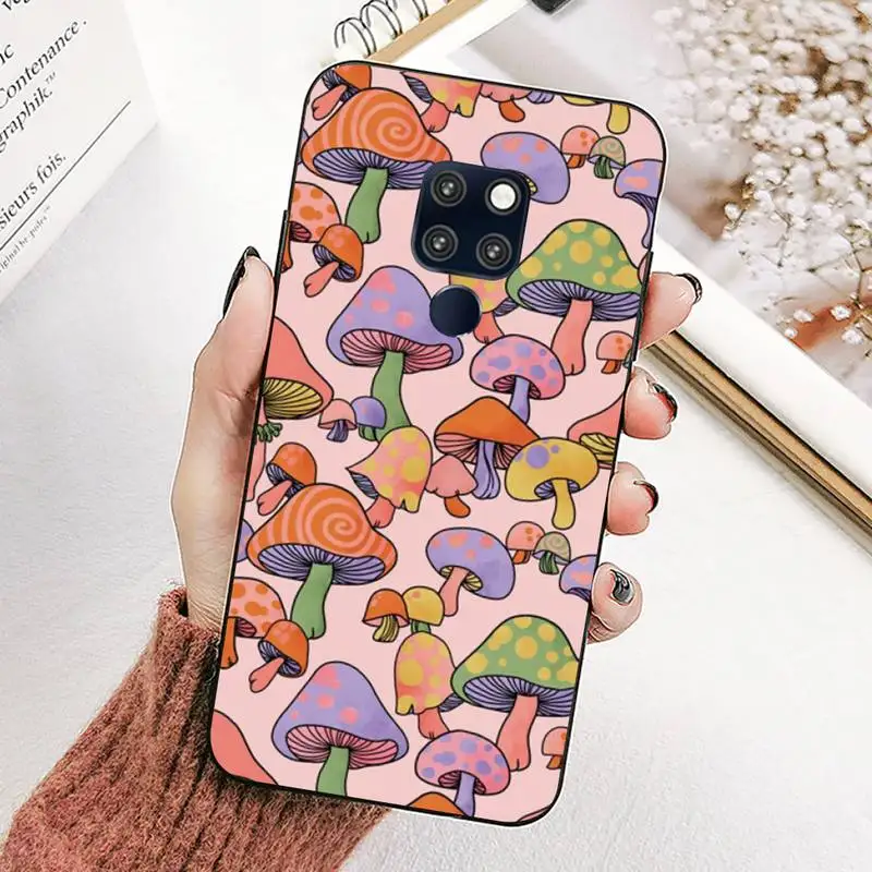 Mushroom Cute Phone Case for Huawei Mate 20 10 9 40 30 lite pro X Nova 2 3i 7se