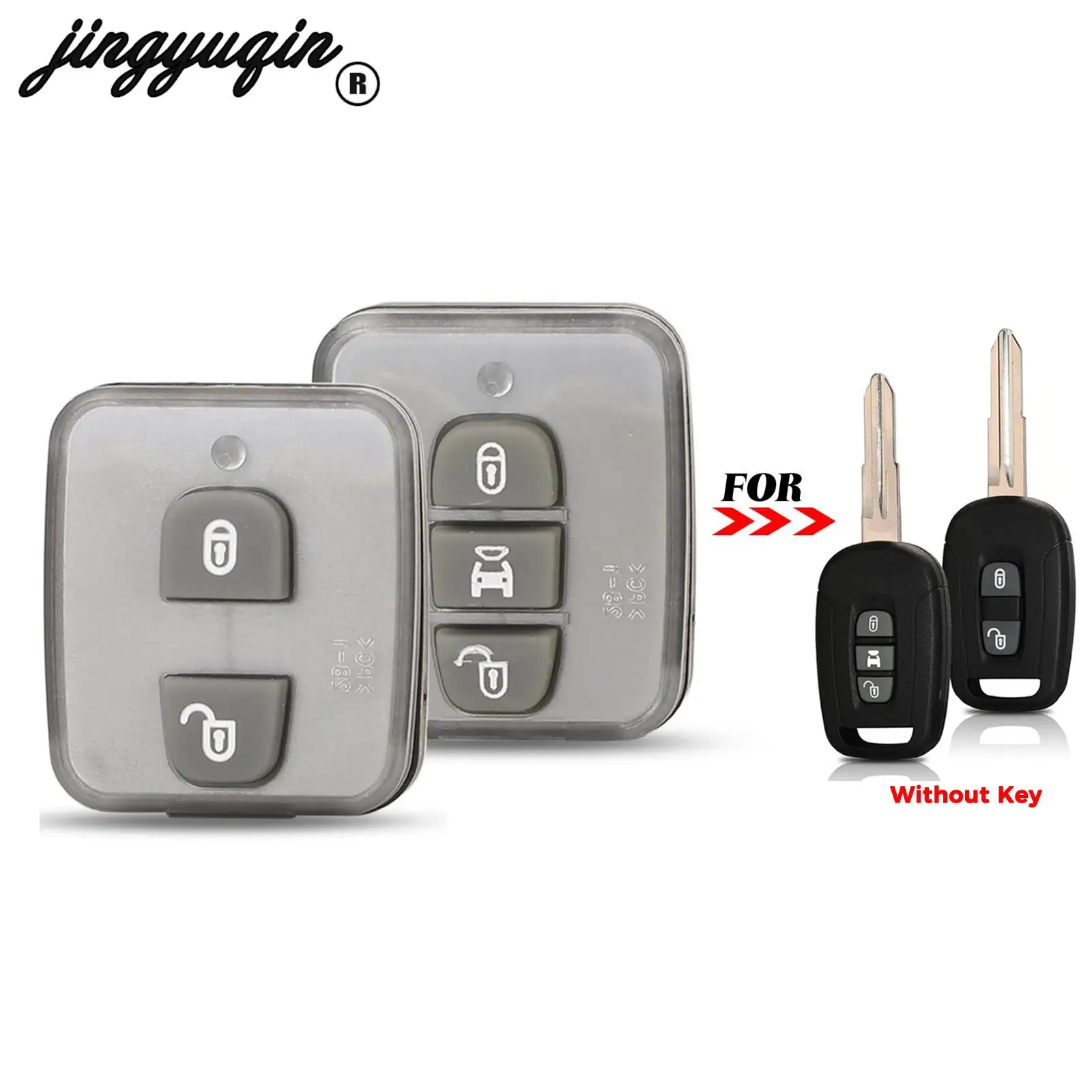 

Jingyuqin 2/3 кнопочный дистанционный Автомобильный ключ для Chevrolet Captiva Antara Cruze Opel Fob ЗАМЕНА