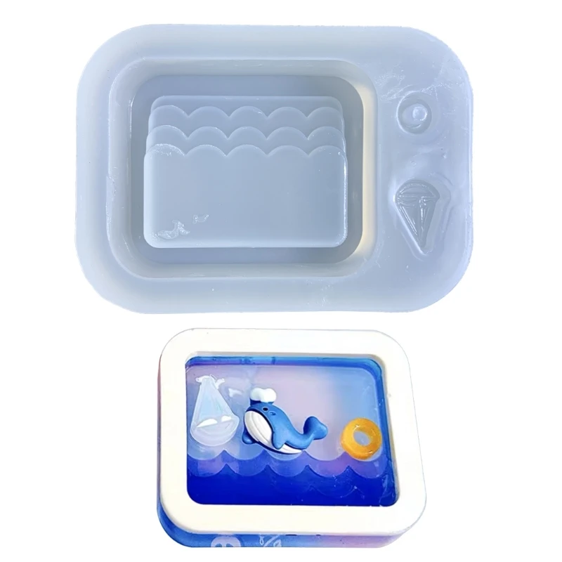 

Square Frame Mold Resin Shaker Mould Soft Silicone Mold Resin Casting Tools 066C