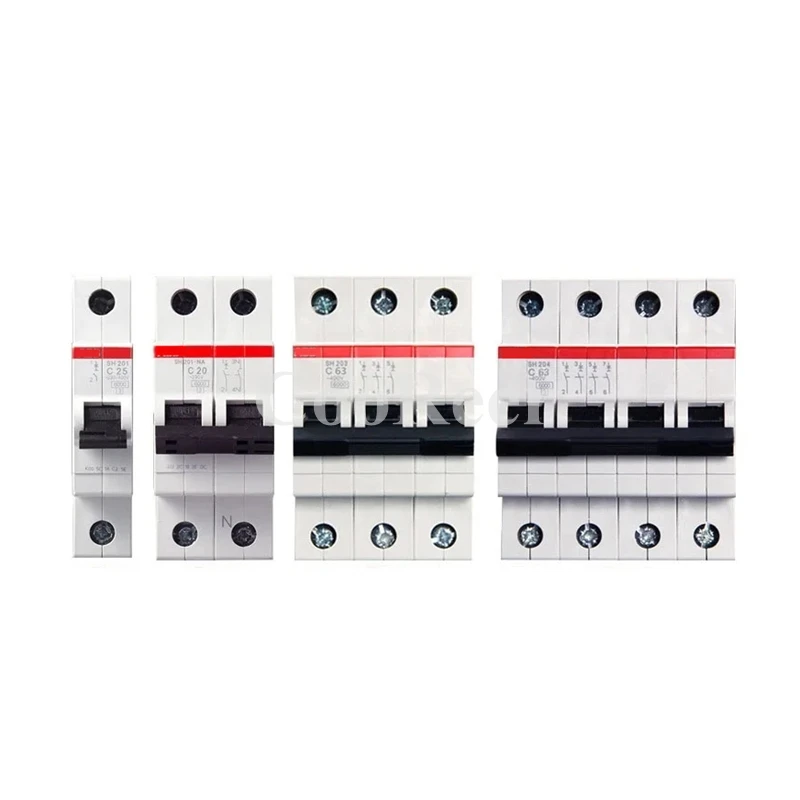 

SH200 Series Miniature Circuit Breaker SH201 1PN 2P TYPE C 1A-63A Brand New