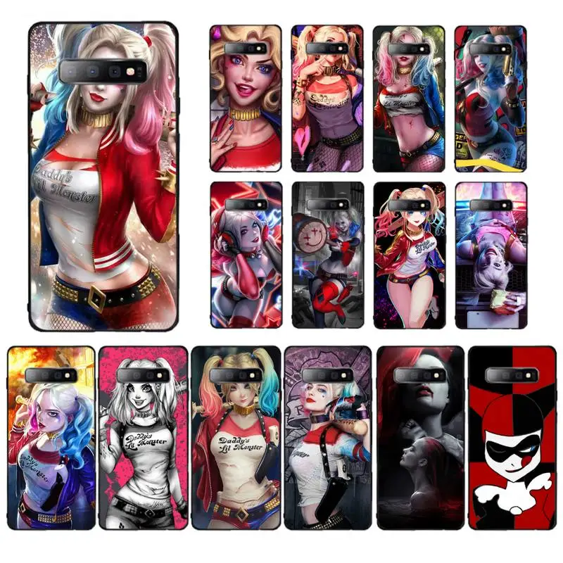 

BANDAI Clown girl Harley Quinn Phone Case for Samsung S10 21 20 9 8 plus lite S20 UlTRA 7edge