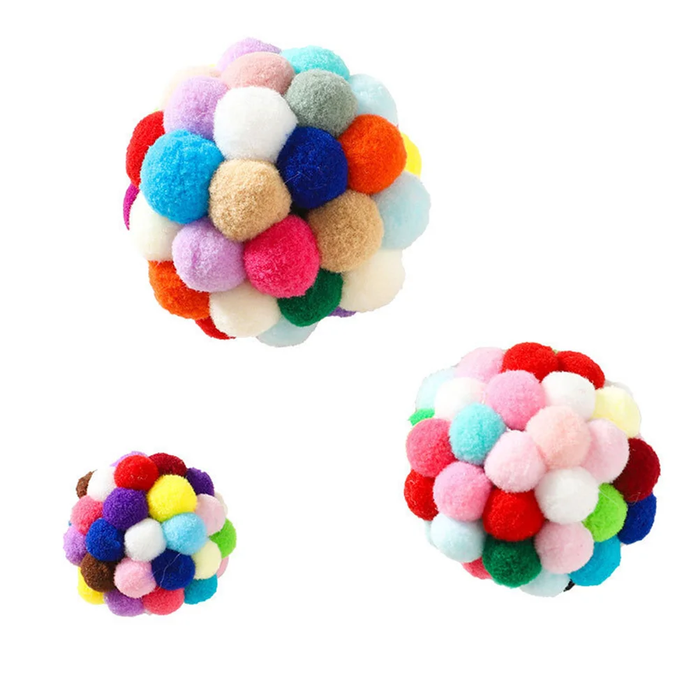 Товары для домашних животных литые игрушки цветной колокольчик ручной работы