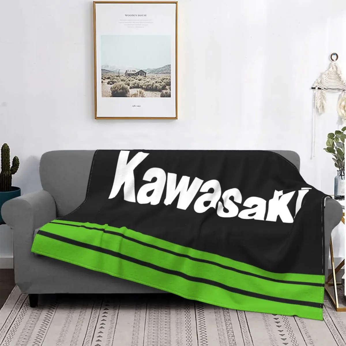 

Мотоциклетное покрывало Kawasaki 2037, покрывало на кровать, плед, покрывало, пляжное покрывало на диван