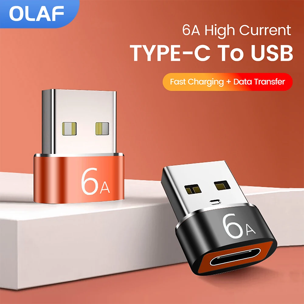 

Адаптер OLAF с USB 3,0 на 6A Type-C OTG, Переходник USB type C папа на Micro USB мама для Macbook Samsung S20 USBC OTG коннектор