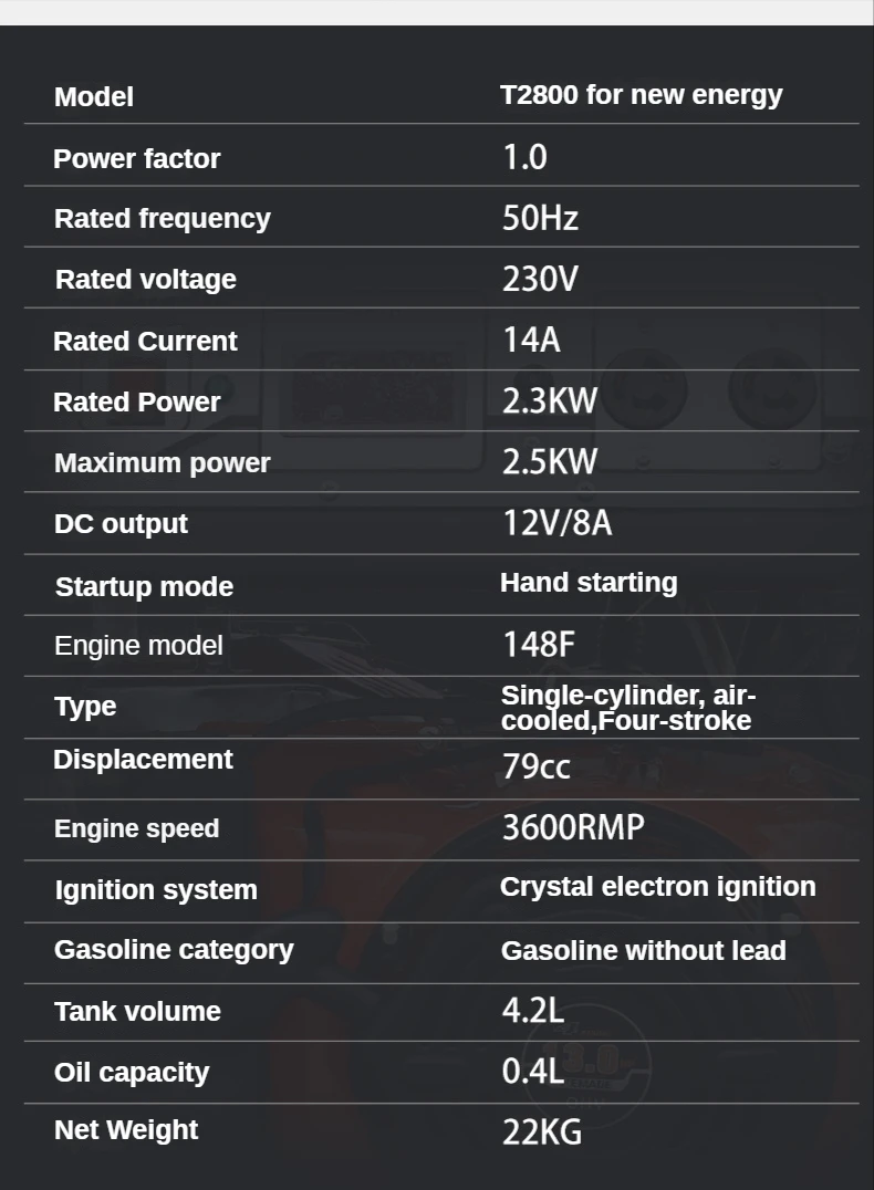 2 5 кВт цифровой бесшумный бензиновый генератор с переменной частотой новый
