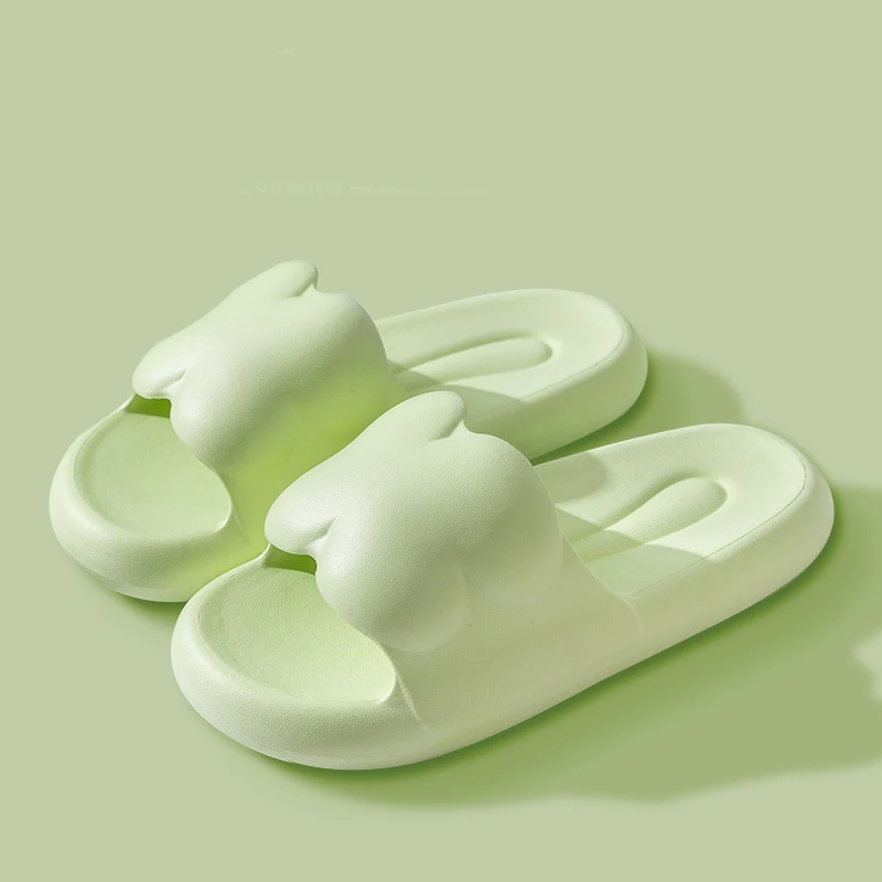 Women's Summer Flip-flops Outside Beach Slippers for Female 2023 Summer Eva Soft-soled Lightweight Bathrooms Family Couples Shoe