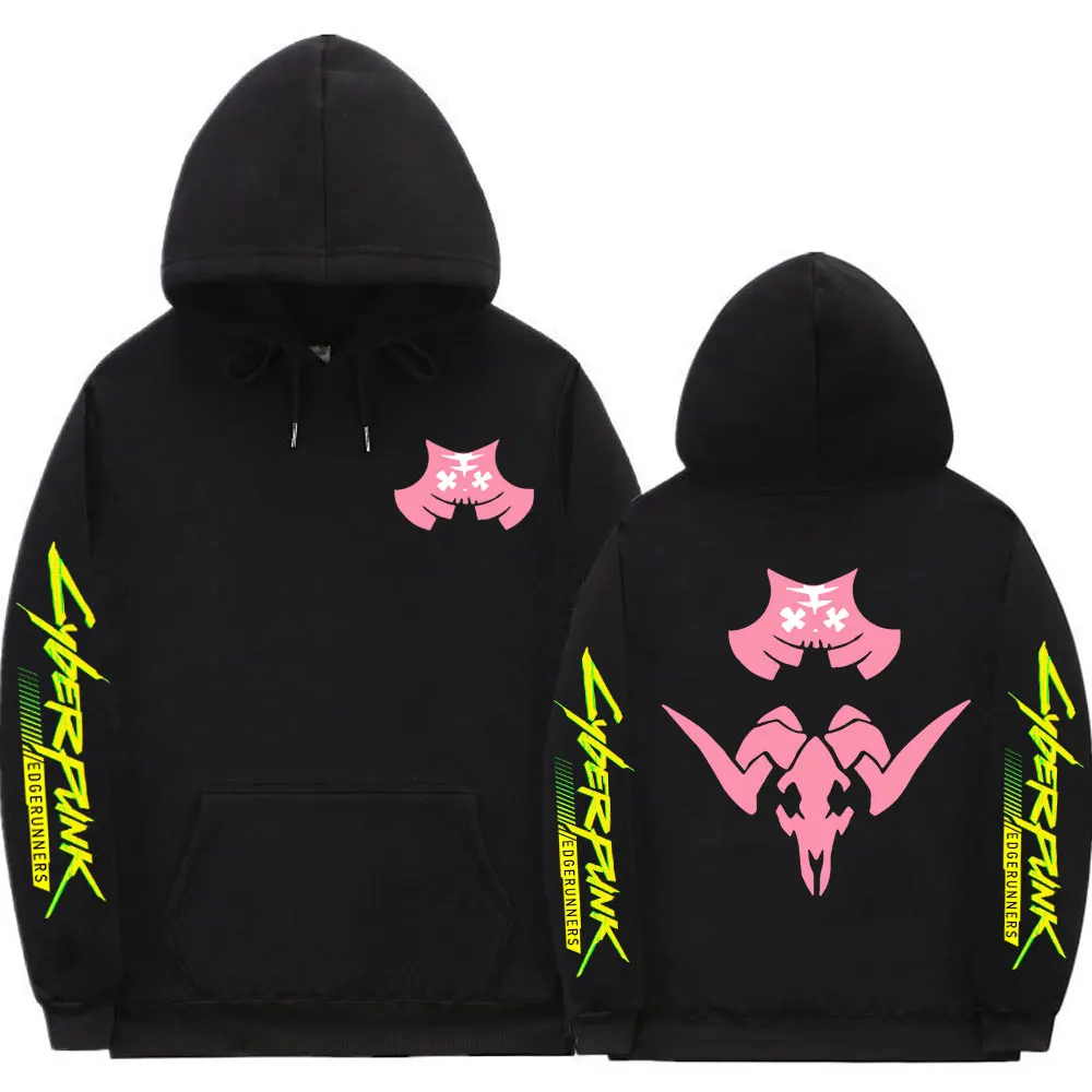

Cyberpunk Edgerunners Rebecca Tattoo Hoodie Autumn Winter Unisex Casual Hoodies Man Aesthetic Streetwear Men Women Sweatshirts