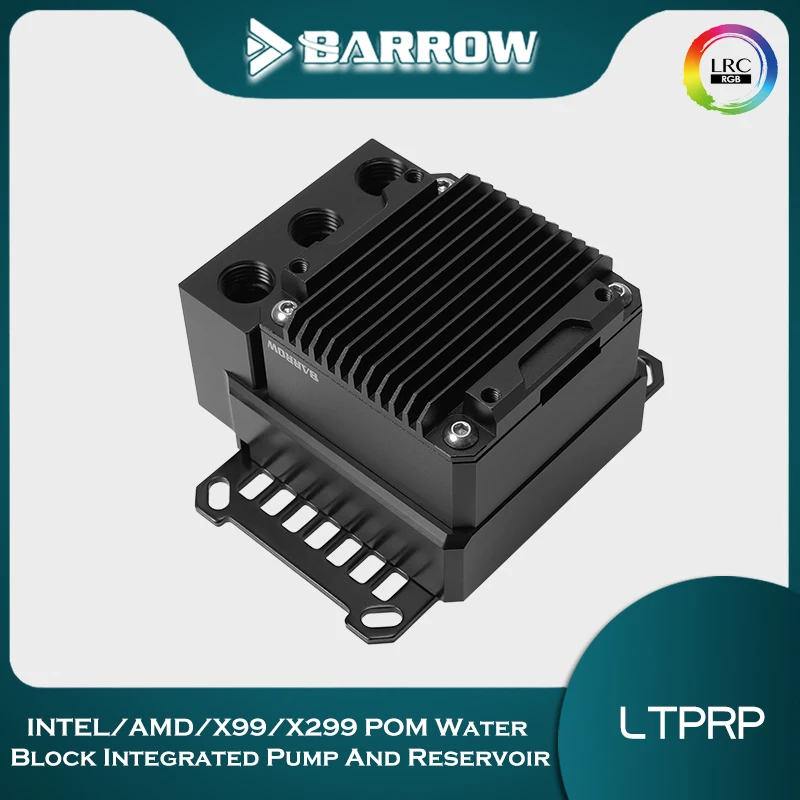 Barrow AM4 AM5 CPU блок насос для Intel 115X 20XX 1200 1700 X99 AIO CPU водяной охладитель POM резервуар