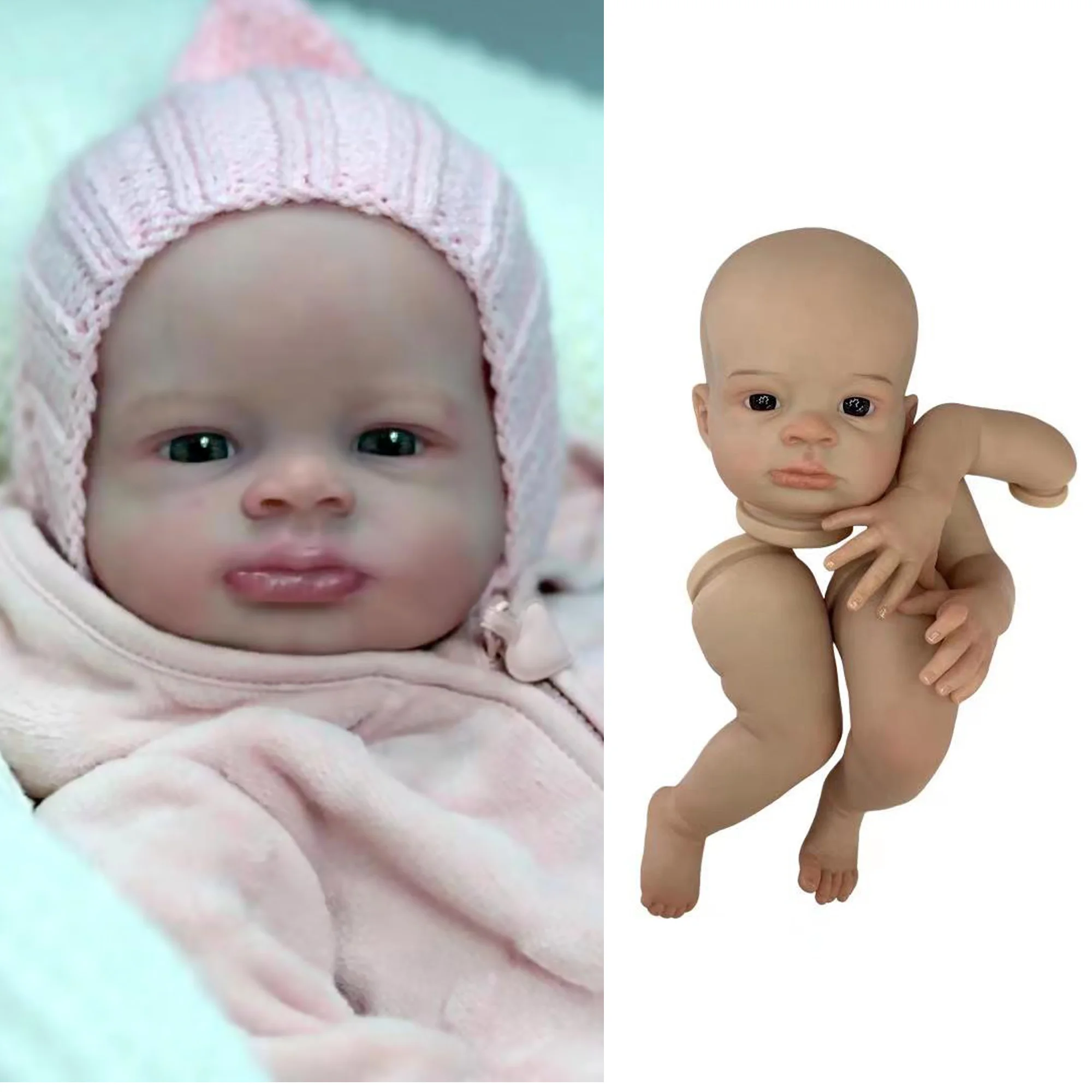 

Saskia 20-22 Inch Handmade Bebe Painted Reborn Doll Kits Reborn Pintar Reborn Doll Kit bebe reborn reallista