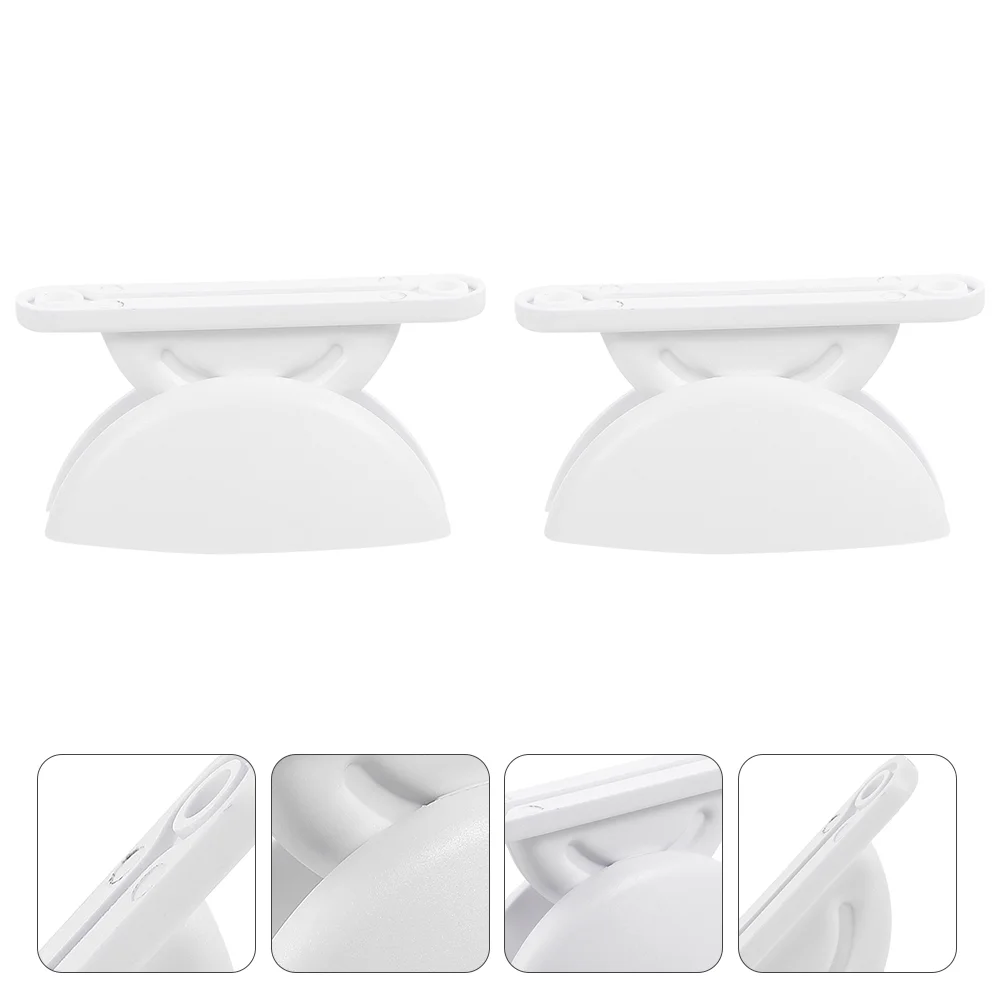 

2 Pcs Limiter Half-circle Door Stopper Trailer Hitches Shape Check Catch Holder RV Accessories Retaining Tool Plastic Caravan