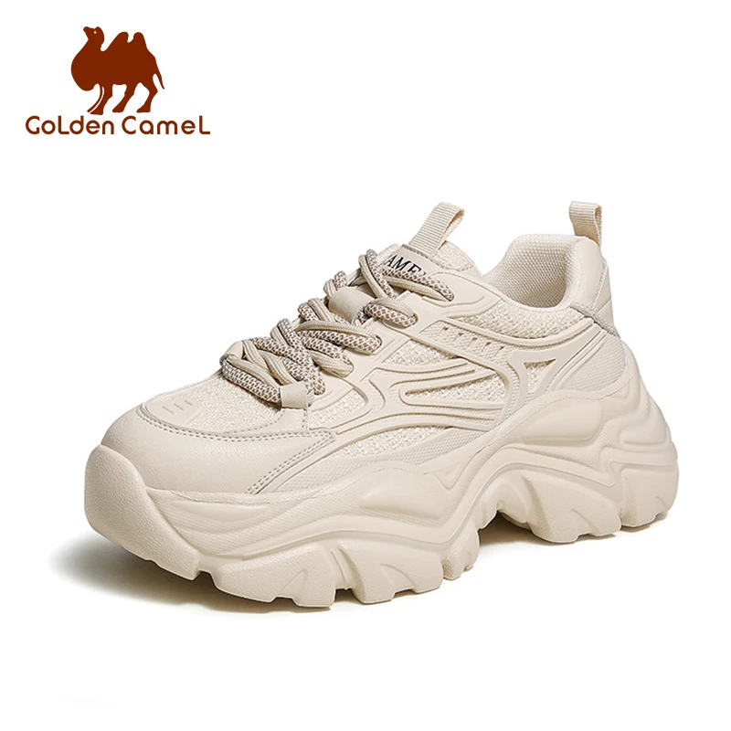 

GOLDEN CAMEL Women's Sports Shoes Fashion Thick-soled Casual Heightened Woman Sneakers Daddy Ladies Shoes for Women 2023 Summer