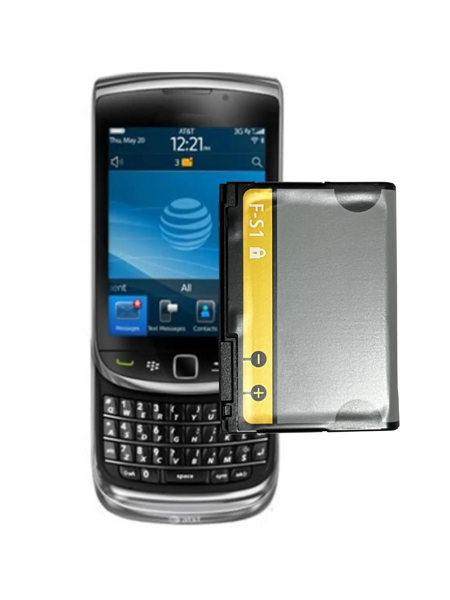 F-S1 Battery For BB BlackBerry 9800 9810 F-S1 Repair Part Original Capacity Phone Batteries enlarge
