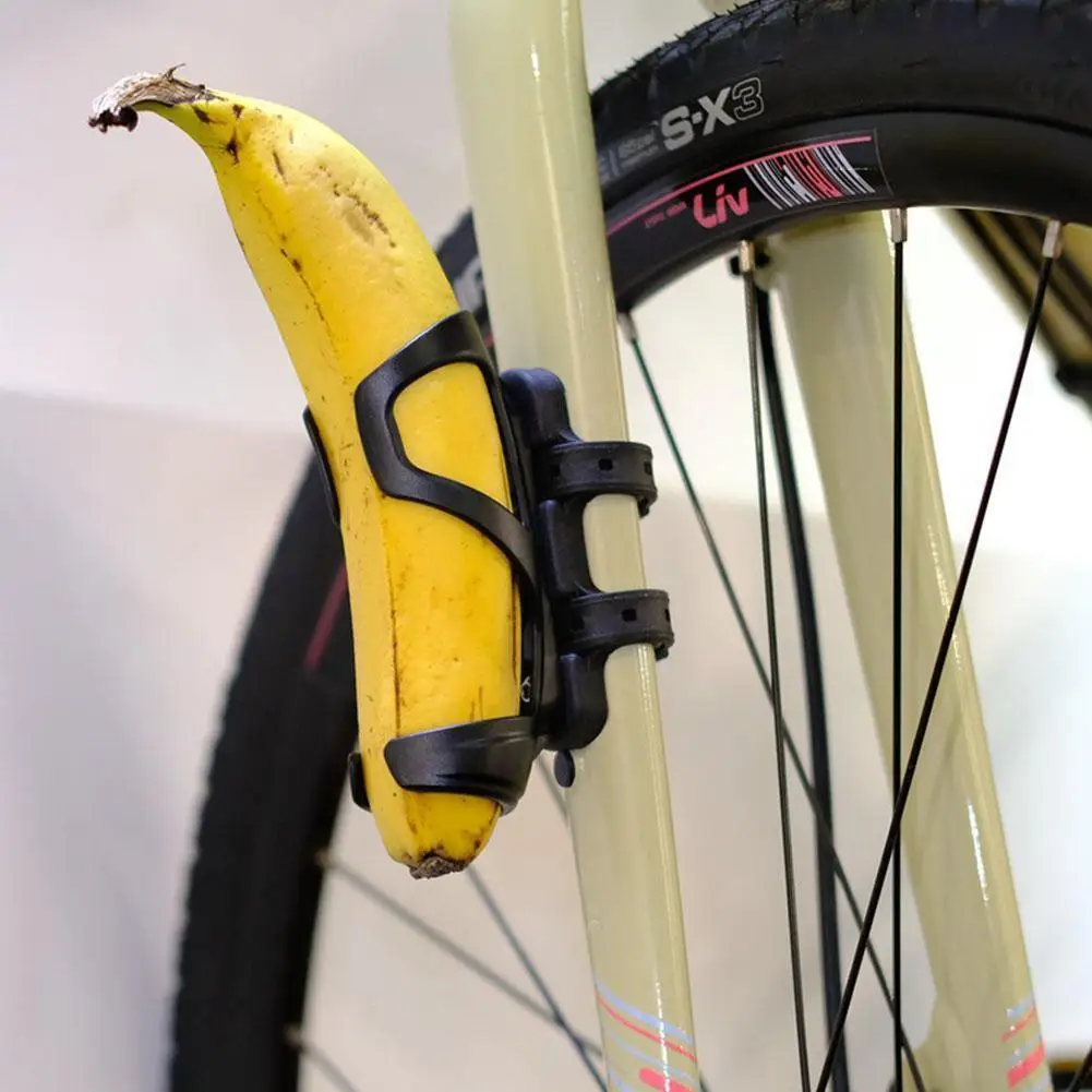 

Bicycle Banana Cup Holder MTB Road Bike Bottle Rack Cages Bike Motorcycle Bottle Stand For Cycling Bike Accessories Black S9D0