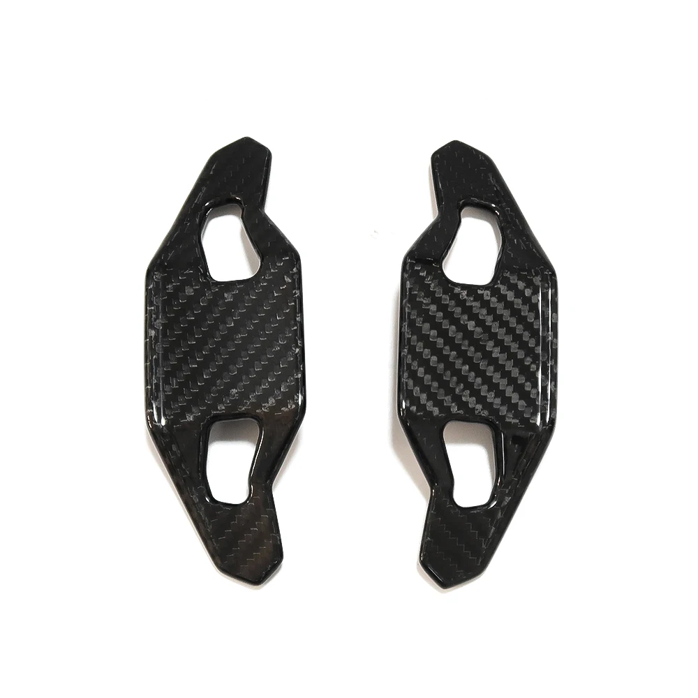 

Carbon Fiber Replace Gear Steering Wheel Paddle Shifter Shift Extension Cover Trim For Audis A6 S6 RS6 C8 4K 2019 2020 2021