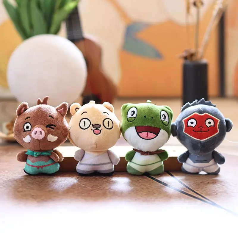 Фото Милая подвеска Moe Little Mountain Monster, плюшевая игрушка, кукла, сумка-свинья, очаровательный брелок, кукла №1