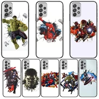 3d hulk spiderman phone case hull for samsung galaxy a70 a50 a51 a71 a52 a40 a30 a31 a90 a20e 5g a20s black shell art cell cove