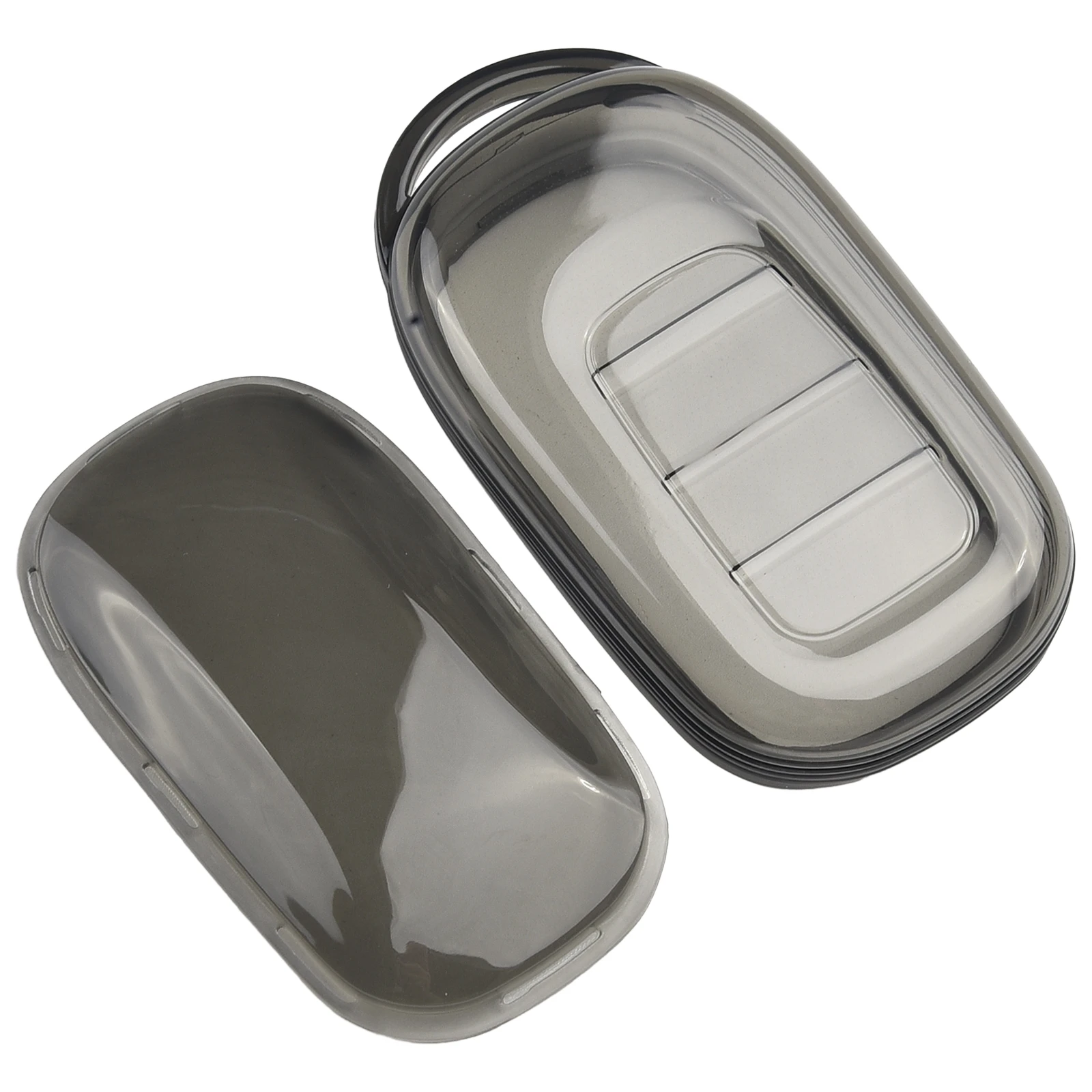 

Upgrade Your For Honda Car Key with the Black Transparent Car Key Fob Case Cover Lightweight and Scratch Resistant!