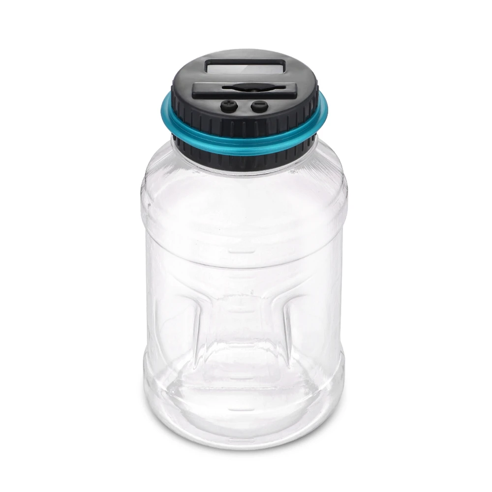 

2.5L Spaarpot Teller Coin Elektronische Digitale LCD Tellen Munt Geld Saving Box Jar Munten Opbergdoos Voor EURO