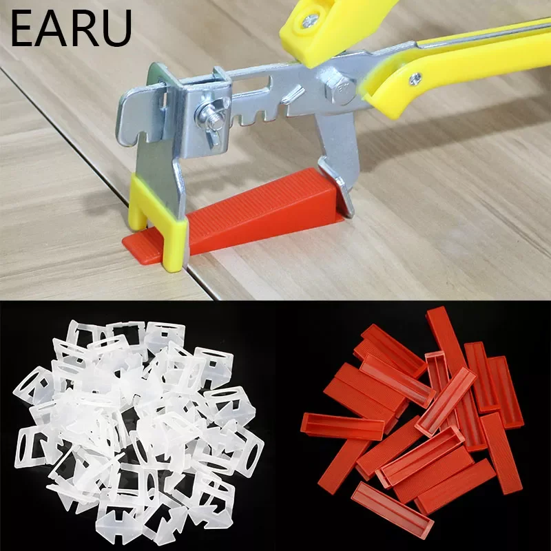 

NEW Hand Tool Pliers Disposable Plastic Clips Base Wedges Wall Flooring Tile Leveling System Tiling Spacer Locator Installation