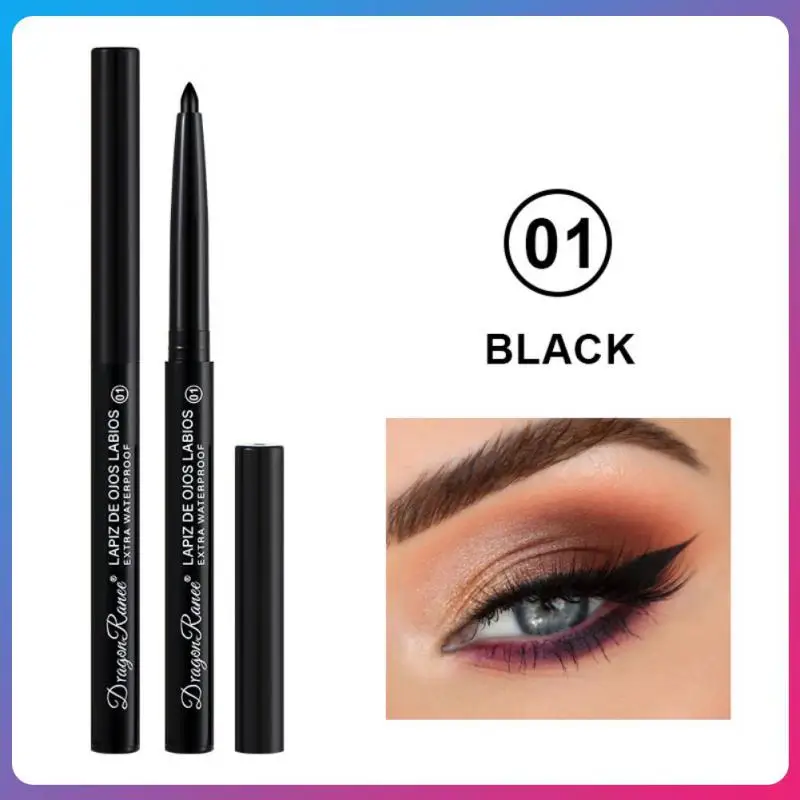 

Soft Smooth Eye Liner Waterproof Eyeliner Pen Black White Eyeliner Not Easy Smudge Sparkling Eyes 1pcs Eyeliner Gel Pen