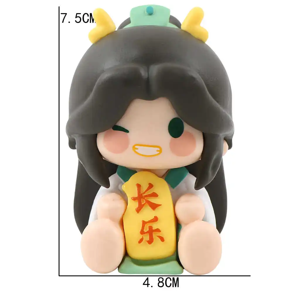 Фото Аниме Tian Guan Ci Fu TGCF Safety Series Xie Lian Hua Cheng, милое украшение для рабочего стола, экшн-фигурка, игрушка, рождественский подарок №4
