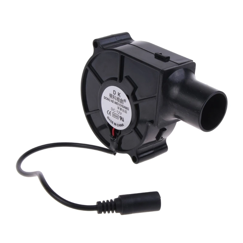 

12V 7530 Electric Cooking Air Blowers Starter BBQ Fan with 2.7cm Diameter Air Duct Cooking Fan Stove Tools