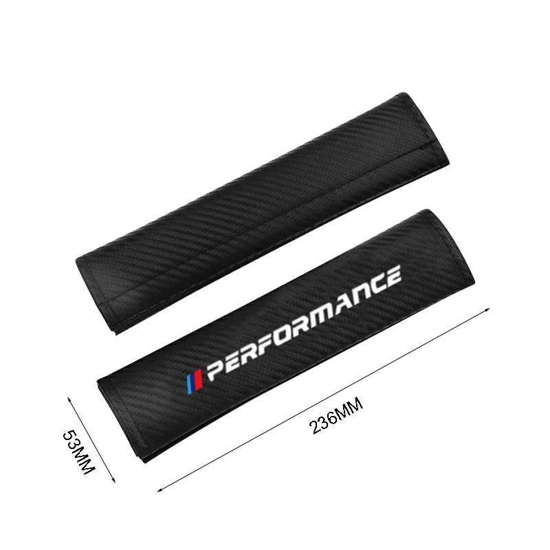 Накладки для автомобильного ремня безопасности из углеродного волокна