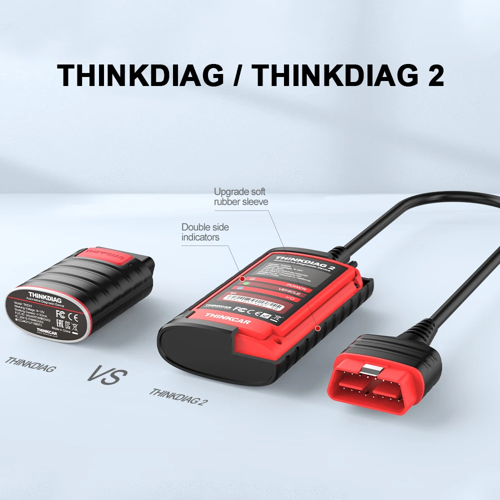 THINKCAR Thinkdiag 2 все системы поддержка протоколов CAN FD сканер OBD2 бренды производства