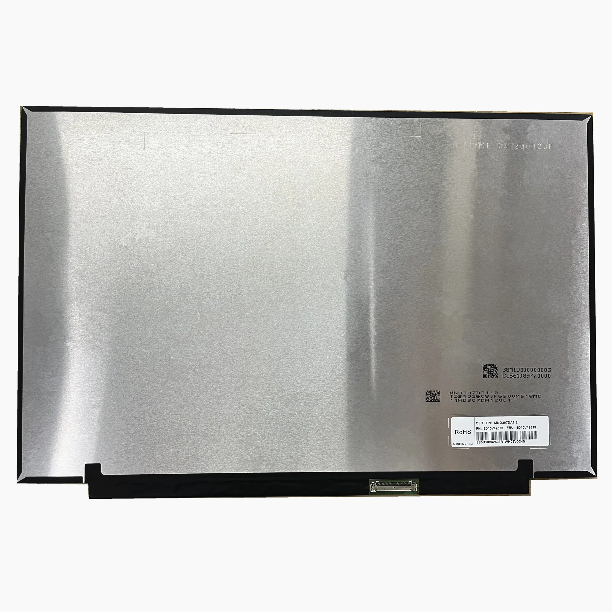 

MND307DA1-2 13,3 ''панель ЖК-экрана ноутбука 2560*1600 EDP 40 PINS 72% NTSC FRU: 5D10V42638