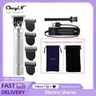 CkeyiN профессиональная машинка для стрижки волос электрическая бритва триммер для бороды перезаряжаемая титановая керамическая машинка для резки лезвия 50