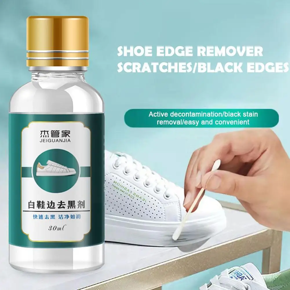 

30ML Shoe Edge Decontamination Cleaner Household Leather Scratch Agent Shoes Rub Black Shoe Cleane White Cleaning Scratch R D1H1