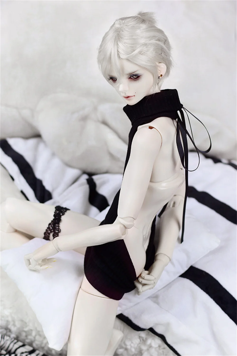 Одежда для куклы BJD подходит 1/3 1/4 размер дяди водолазка с открытой спиной одежда