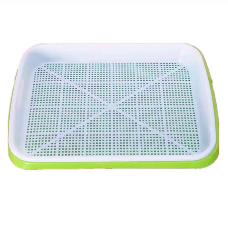 

Nursery Pots Plants Vegetable Planting Dish Double Layer Hydroponics Growing System Plant Wheat Grass Seedling Raising Equipment