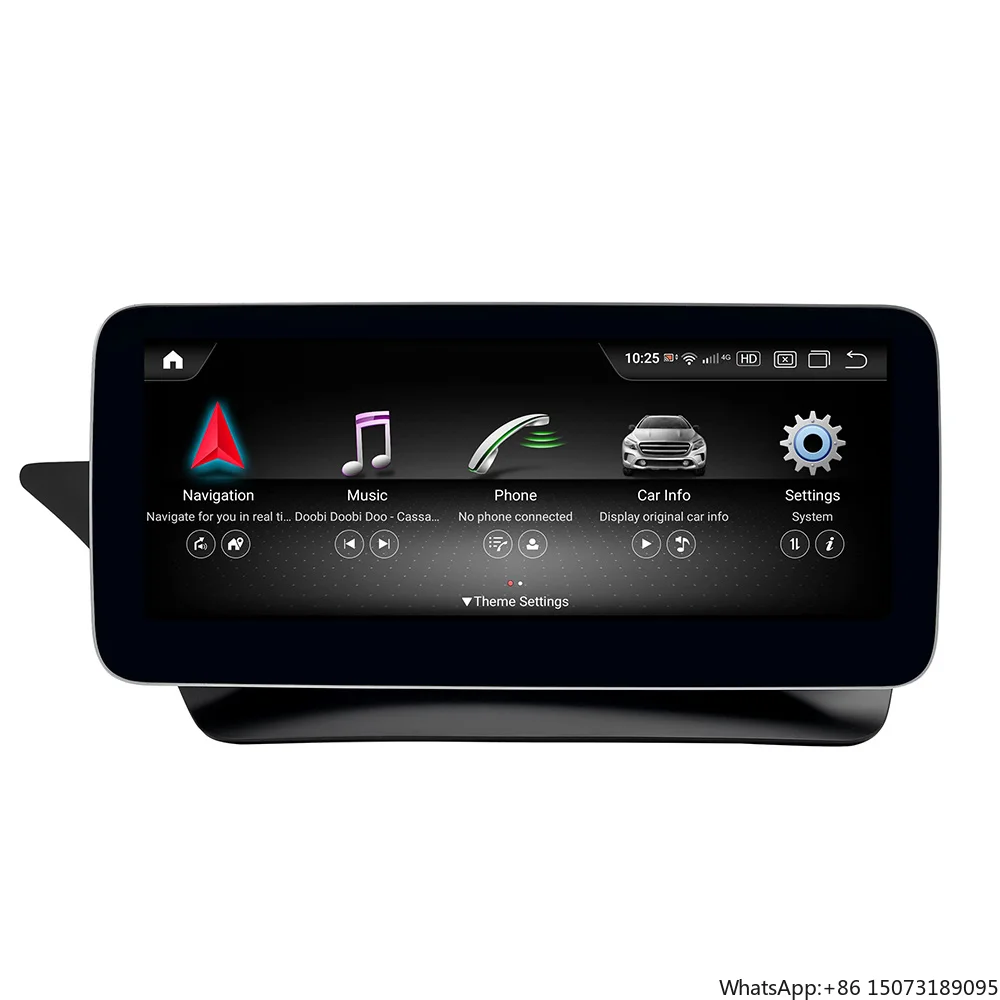 Фото Автомагнитола для Android 12 с сенсорным экраном 12.3 дюйма, 8/128 ГБ, для Mercedes-Benz B-класса 2013-2015, большой экран, навигатор, CarPlay №1