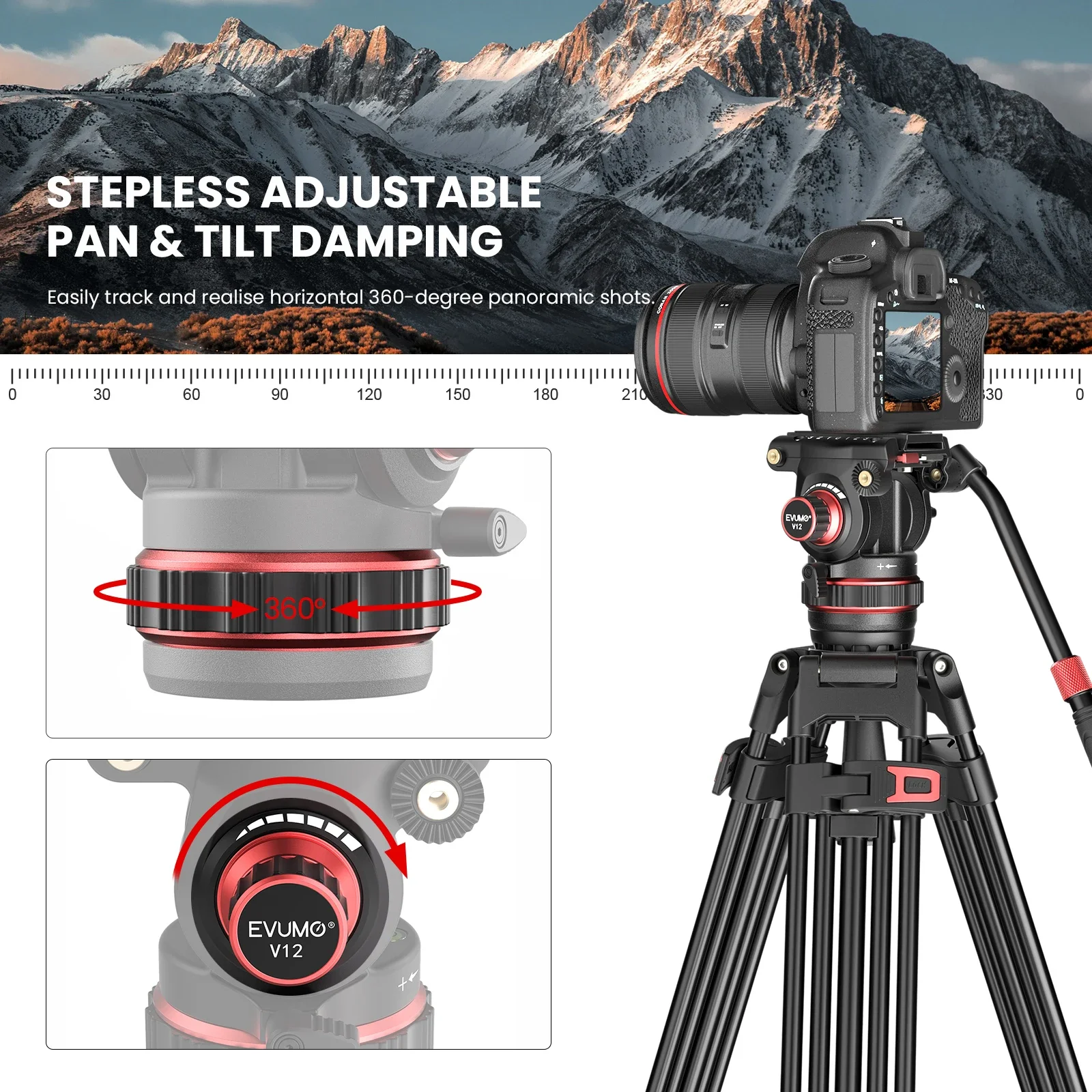 Штатив для фотосъемки EVUMO DF6