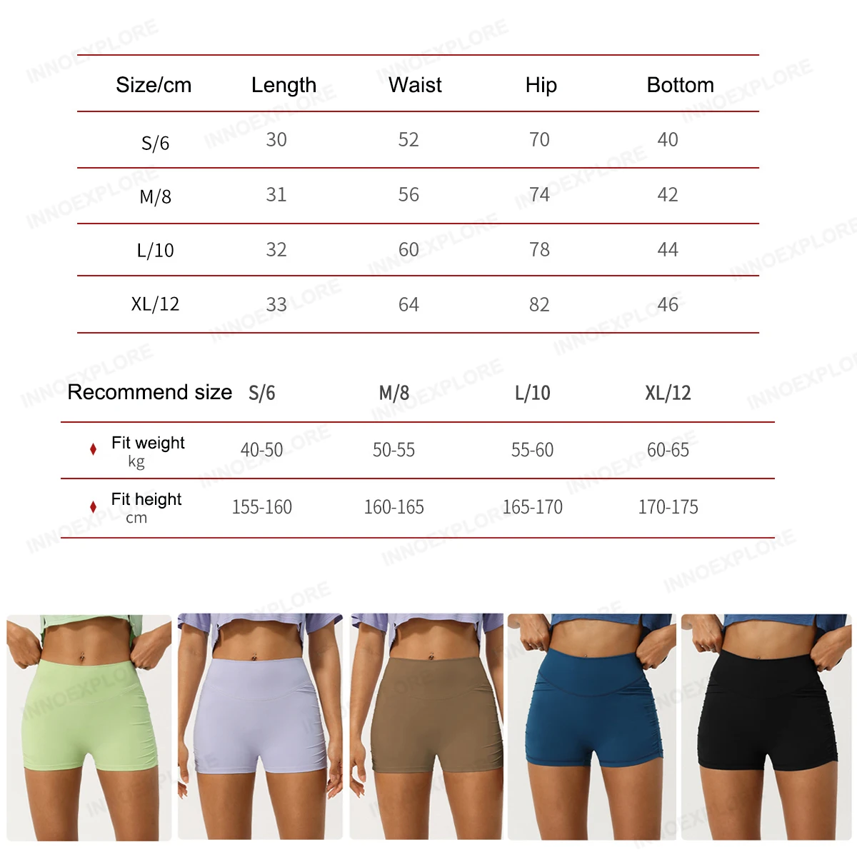 Женские шорты для йоги Nike из нейлона и спандекса