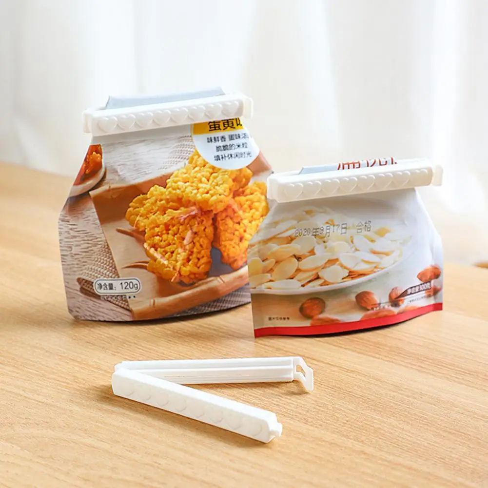 

5Pcs Sealing Bag Clips Practical Food Sealed Clips Sealing PP Dust-proof Sealing Bag Clips Kitchen Tool