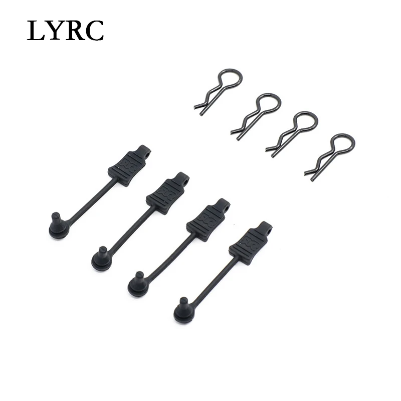 

4 Pcs Rubber Body Clip Retainer Shell Fixed Buckle Lock AR390165 For 1/8 ARRMA Senton Granite Typhon Big Rock Vorteks