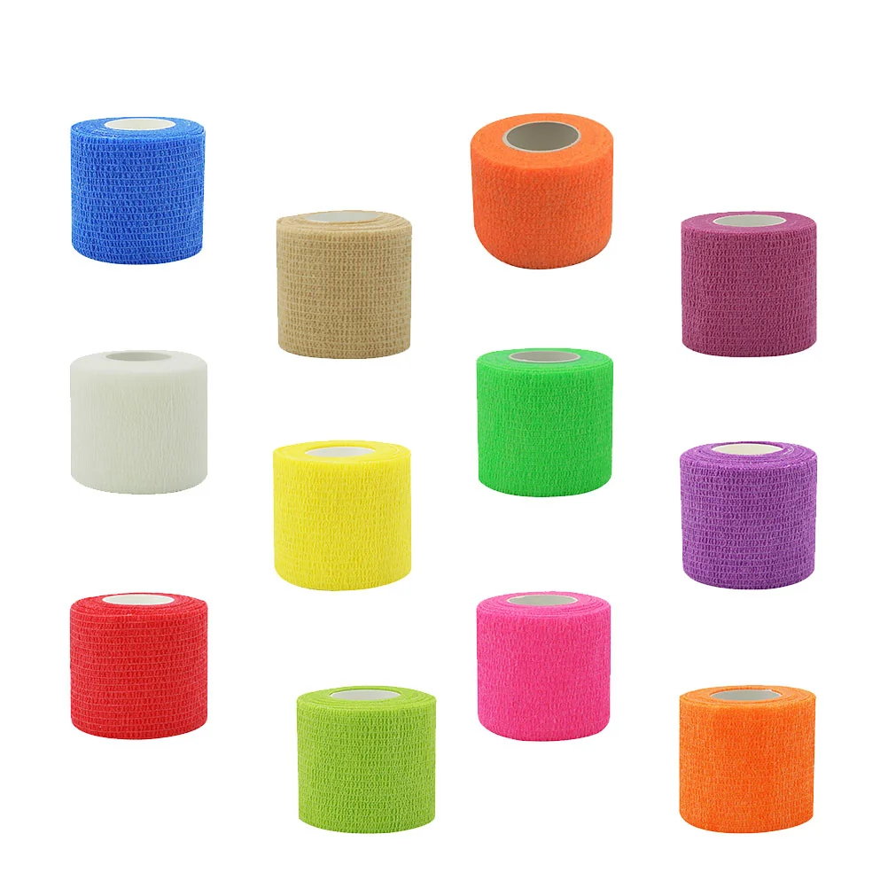 

Bandage Pets Dog Wrap Tape Pet Stick Cat Bandages Elastic Gauze Function Rolls Cohesive Paw Injury Cloth Multi Wound Vet Fabric