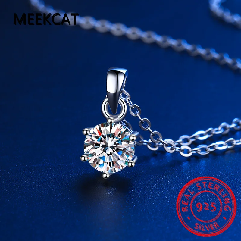 Комплект ювелирных изделий из 18-каратного золота 3 0 карата цвет D муассанит для